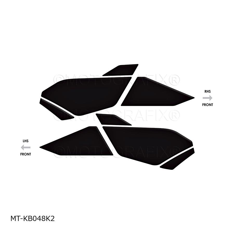 モトグラフィックス KNEE ボディパッド R1300GS(Suits Trophy,Light ホワイト＆Triple ブラック) MT-KB048K2