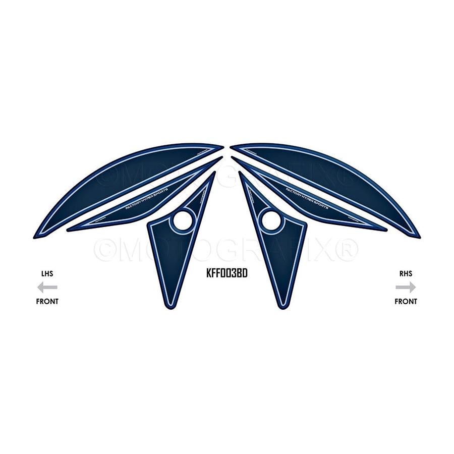 モトグラフィックス Front Fender/Mudguard Protector ZZR1400 MT-KFF003BD
