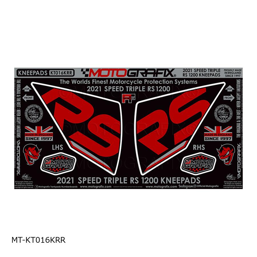 モトグラフィックス KNEE ボディパッド Speed Triple1200RS MT-KT016KRR