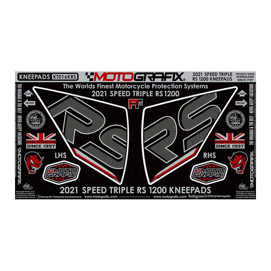 モトグラフィックス ボディパッド KNEE TRIUMPH Speed Triple1200RS MT-KT016KRS