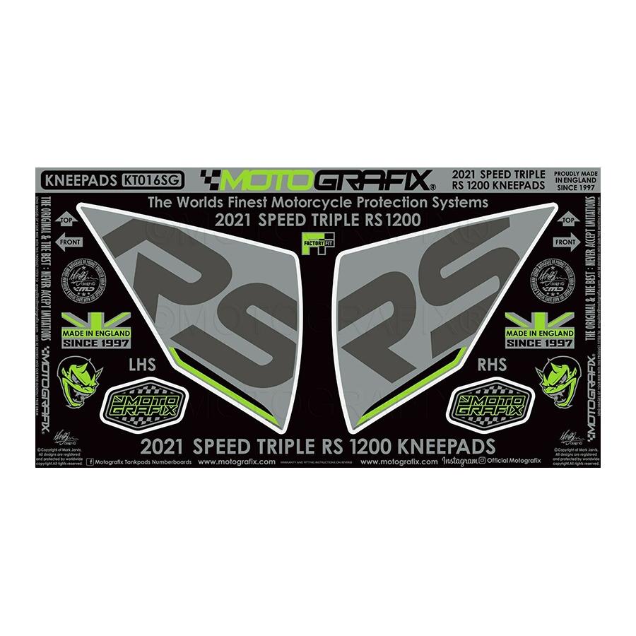 モトグラフィックス ボディパッド KNEE TRIUMPH Speed Triple1200RS MT-KT016SG