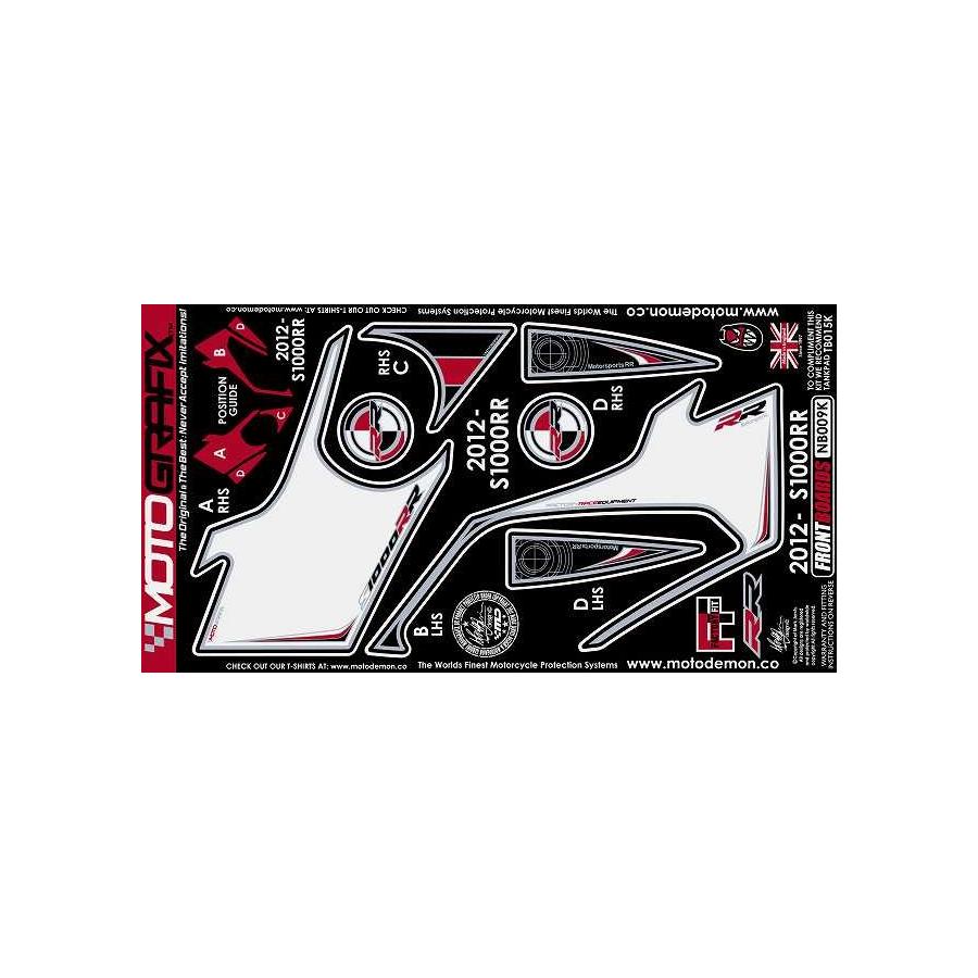 [特価品]モトグラフィックス ボディパッド FRONT BMW S1000RR 12-14 MT-NB009K