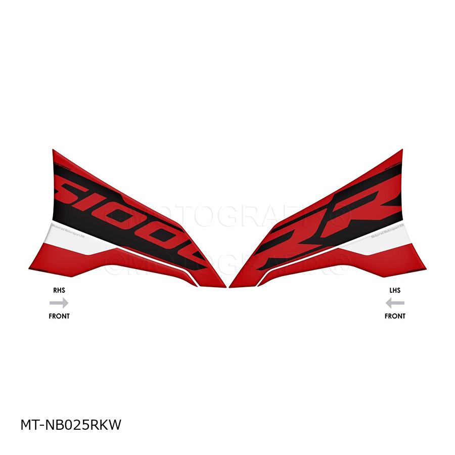 モトグラフィックス Number Board Decal Protector S1000RR MT-NB025RKW