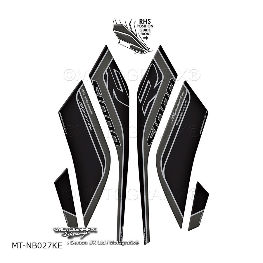 モトグラフィックス Number Board Decal Protector S1000R MT-NB027KE