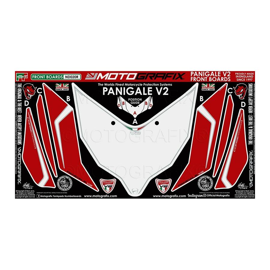 モトグラフィックス ボディパッド FRONT DUCATI Panigale 955 V2 MT-ND020R