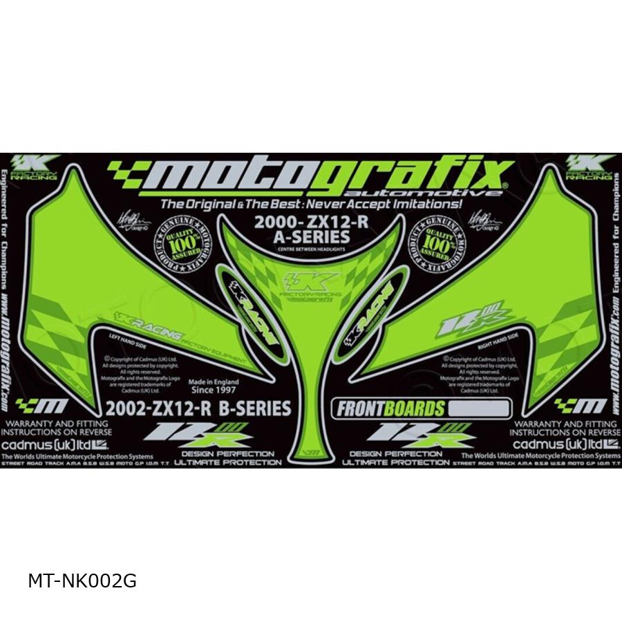 モトグラフィックス FRONT ボディパッド ZX-12R NINJA A SERIES MT-NK002G