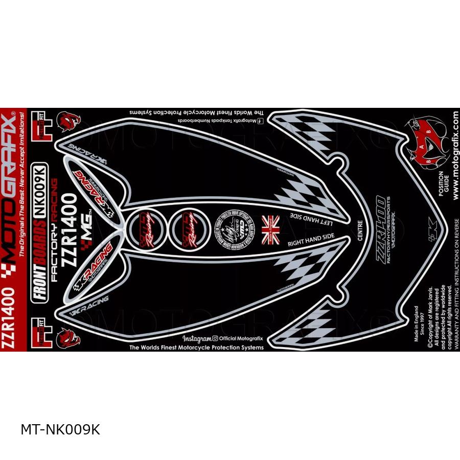 モトグラフィックス Front ボディパッド ZZR1400 MT-NK009K