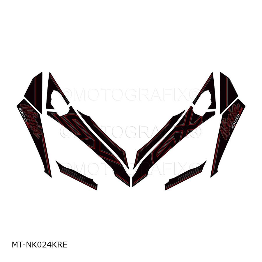 モトグラフィックス FRONT ボディパッド Ninja1000SX MT-NK024KRE(2)