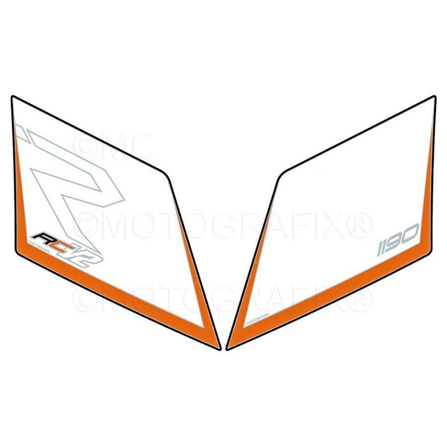 モトグラフィックス ボディパッド FRONT KTM RC8 08-15 MT-NKTM02W2