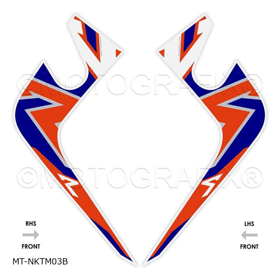モトグラフィックス Number Board Decal Protector 1290Super AdventureR MT-NKTM03B