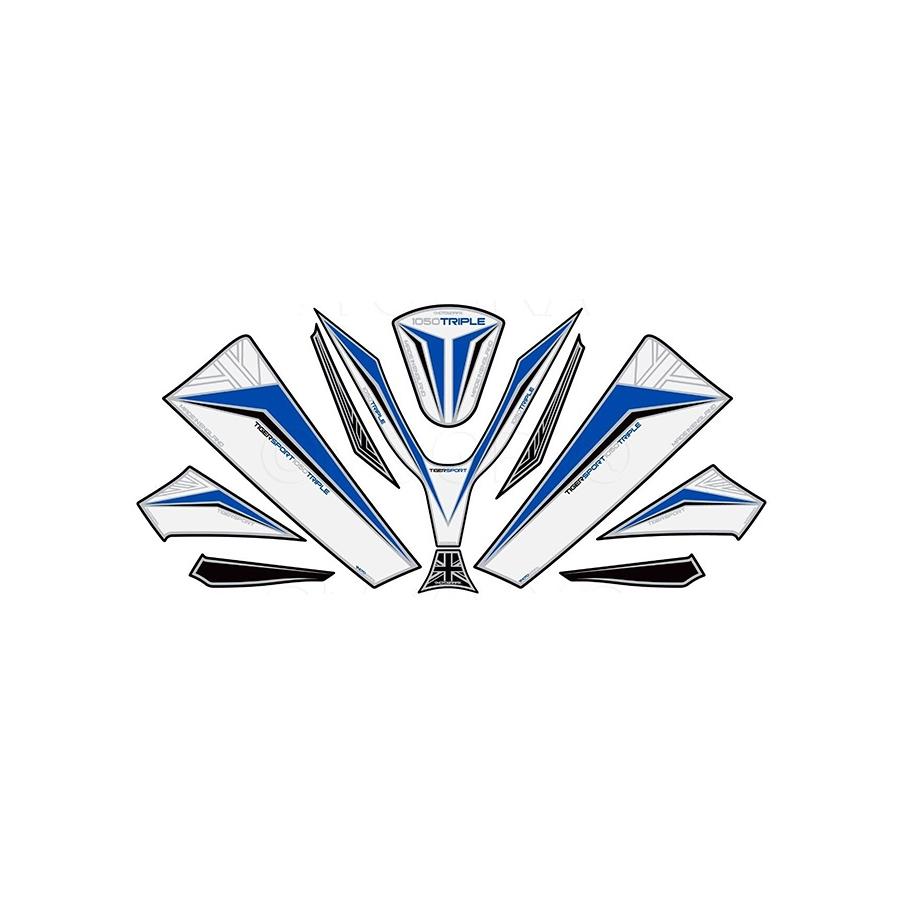 モトグラフィックス ボディパッド FRONT TRIUMPH 1050TIGER SPORT MT-NT013WB