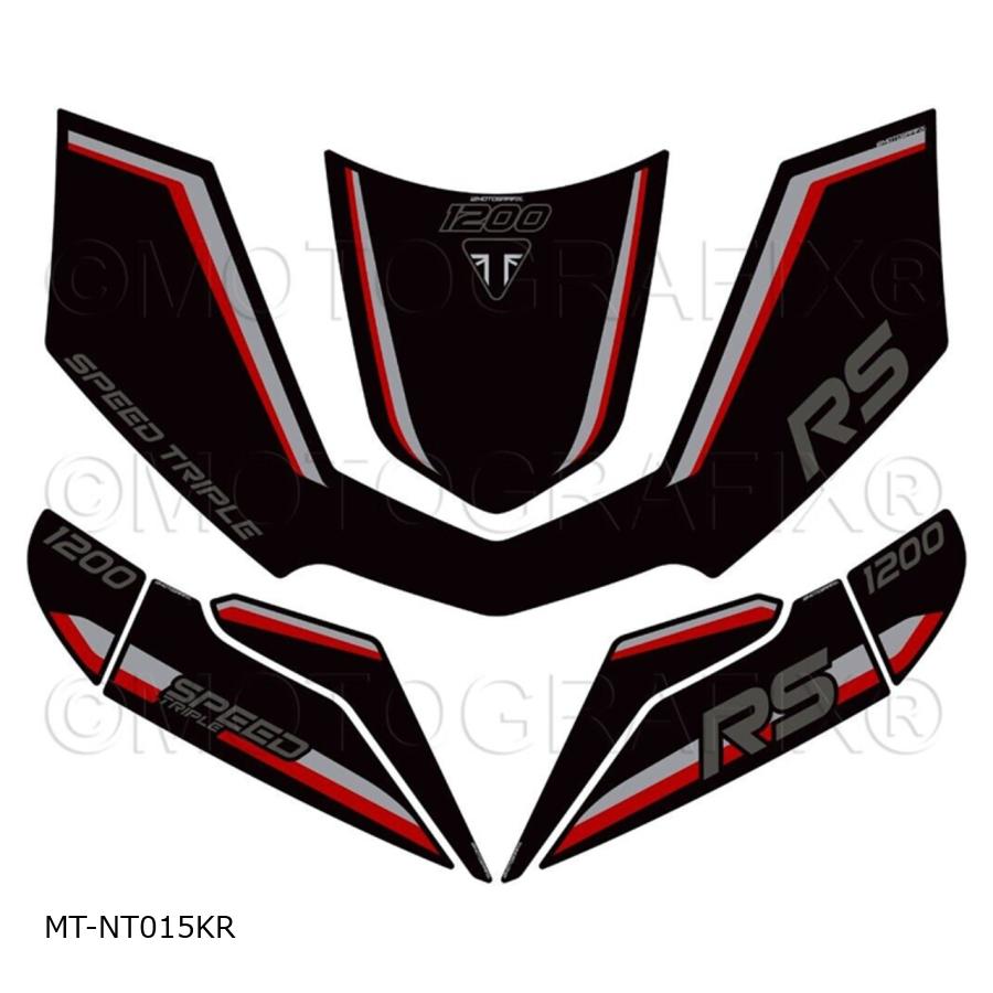 モトグラフィックス Front ボディパッド Speed Triple1200RS MT-NT015KR