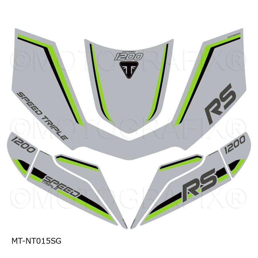 モトグラフィックス FRONT ボディパッド Speed Triple1200RS MT-NT015SG
