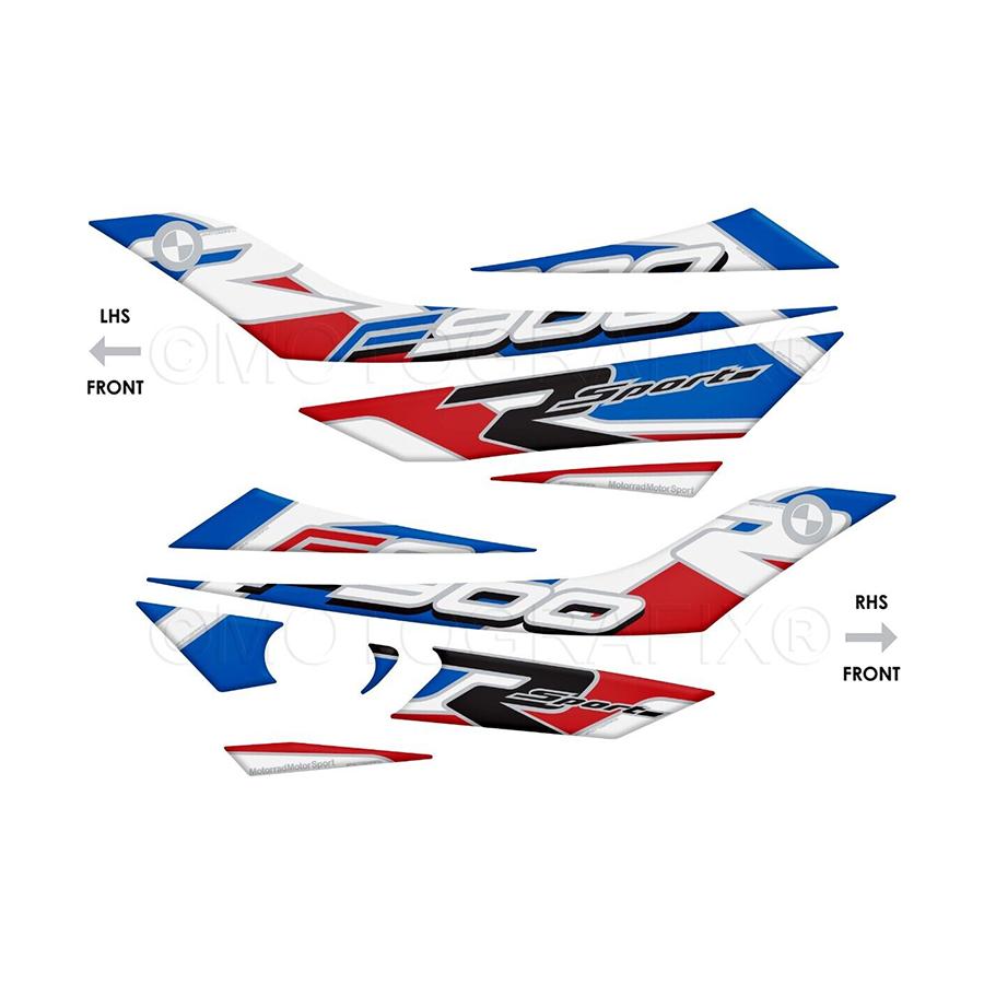 モトグラフィックス REAR ボディパッド F900R MT-RB019WBR