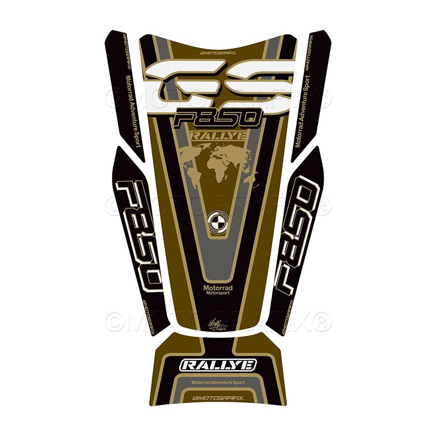 モトグラフィックス タンクパッド BRO/グレー/ブラック BMW F850GS Adventure Rallye Edition MT-TB047KLM