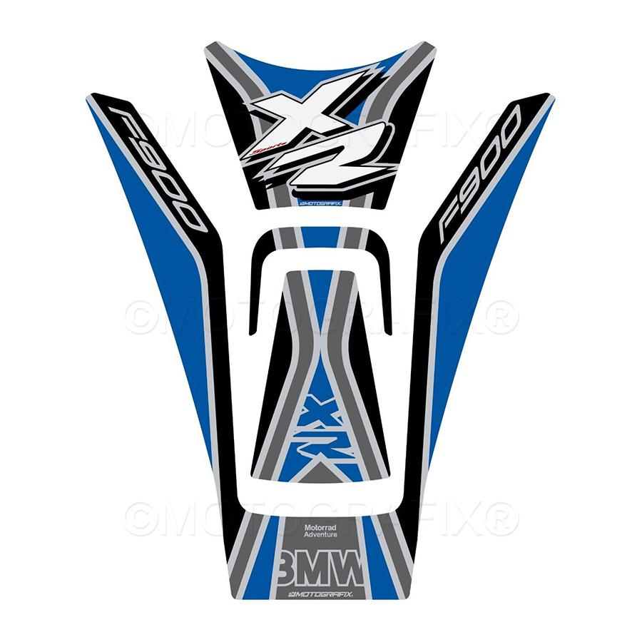 モトグラフィックス タンクパッド ブルー/ブラック/グレー BMW F900XR MT-TB048BKE