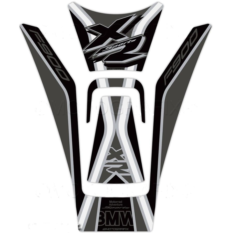 モトグラフィックス タンクパッド ブラック/グレー BMW F900XR MT-TB048KWE