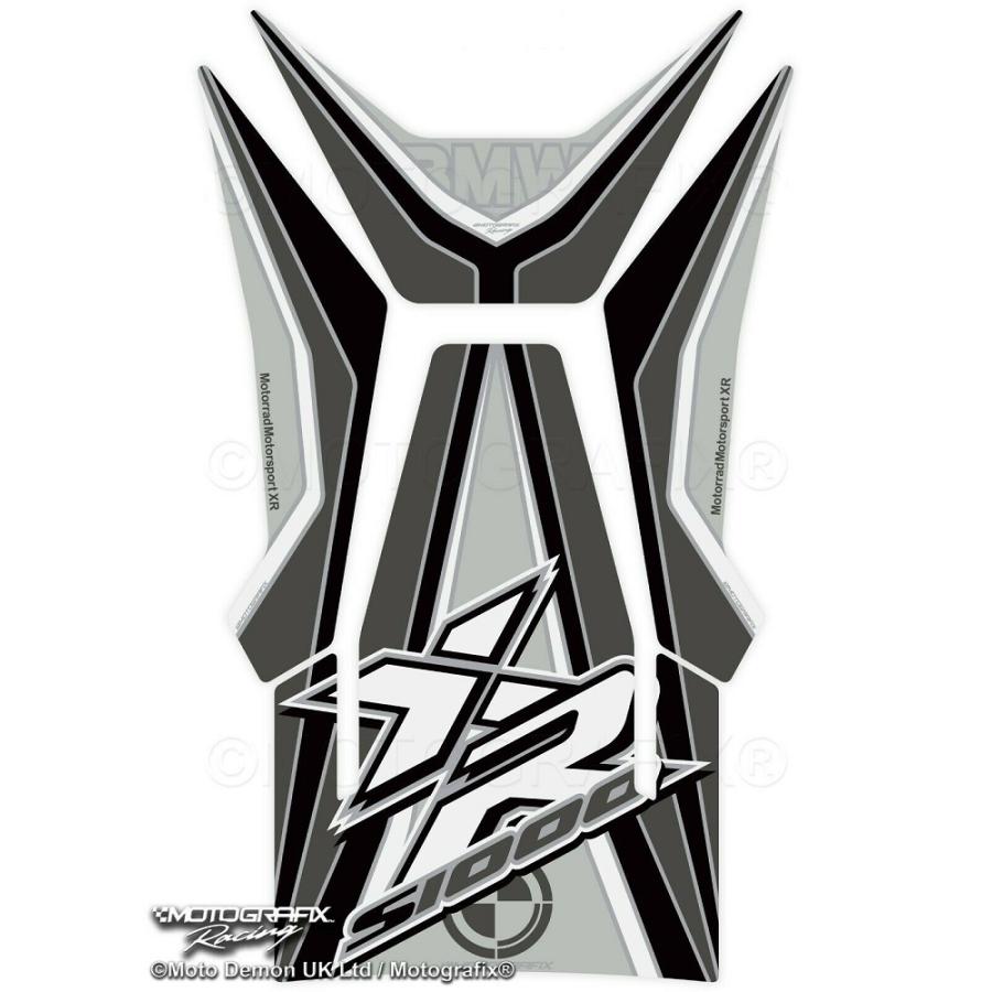 モトグラフィックス タンクパッド グレー/ブラック/シルバー BMW S1000XR MT-TB050GS