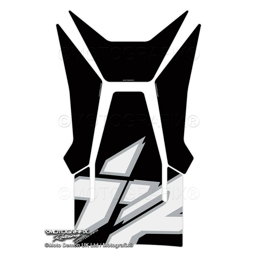 モトグラフィックス タンクパッド ブラック/ホワイト/シルバー BMW S1000XR MT-TB050K