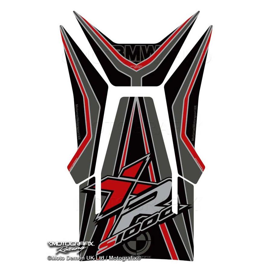 モトグラフィックス タンクパッド ブラック/レッド/グレー BMW S1000XR MT-TB050RG
