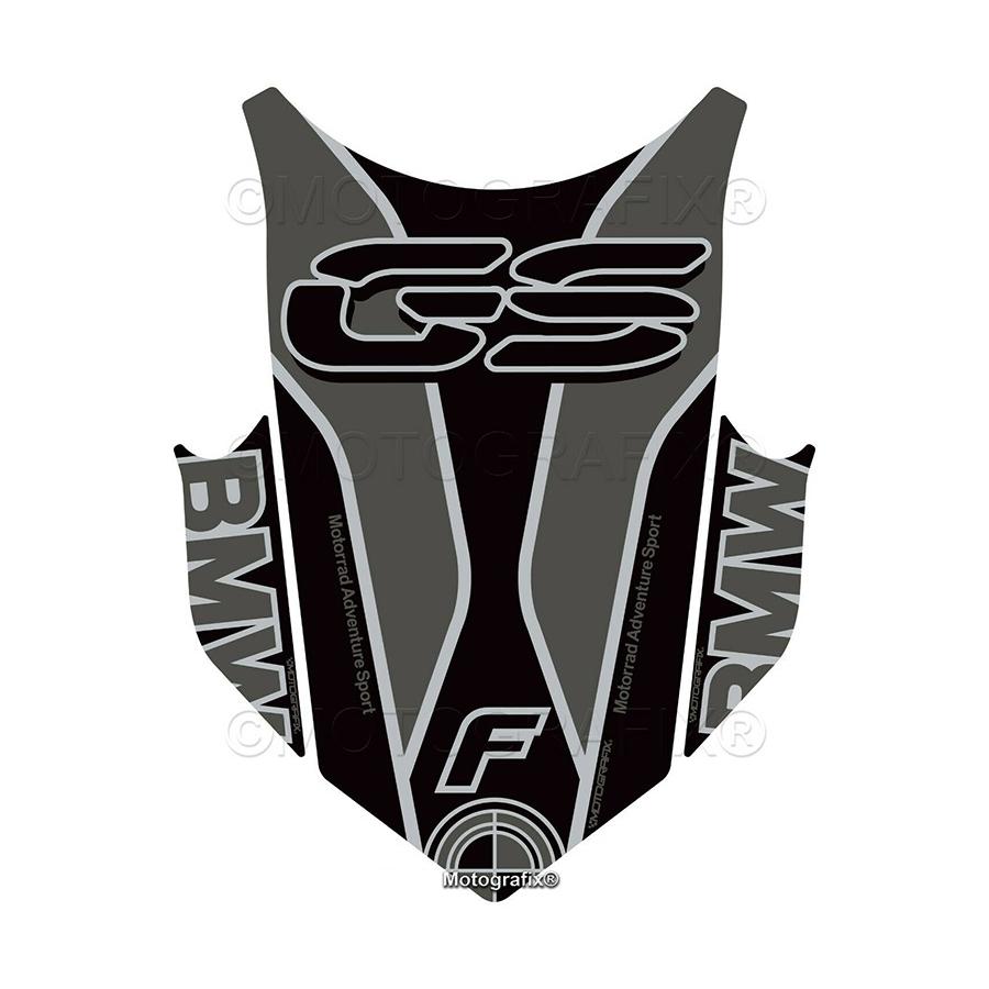 モトグラフィックス タンクパッド ブラック/グレー BMW F700GS/F800GS MT-TB057KE