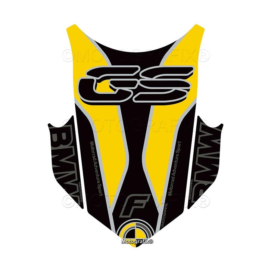 モトグラフィックス タンクパッド ブラック/グレー/レッド BMW F700GS/F800GS MT-TB057YKS