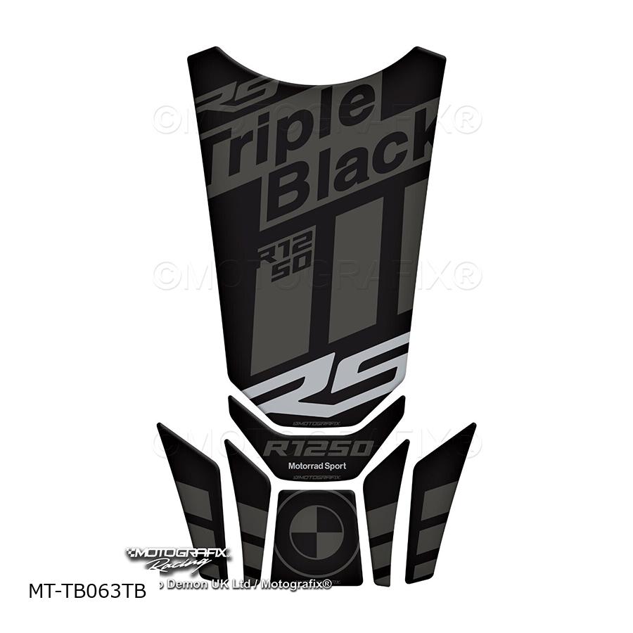モトグラフィックス タンクパッド R1250RS Triple ブラック Edition MT-TB063TB
