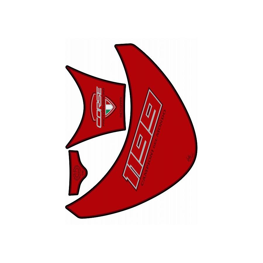 モトグラフィックス タンクパッド レッド/レッド DUCATI 1199PANIGALE MT-TD020RR