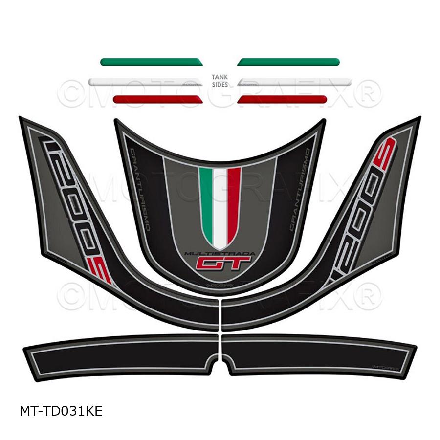 モトグラフィックス タンクパッド Multistrada1200/Granturismo MT-TD031KE