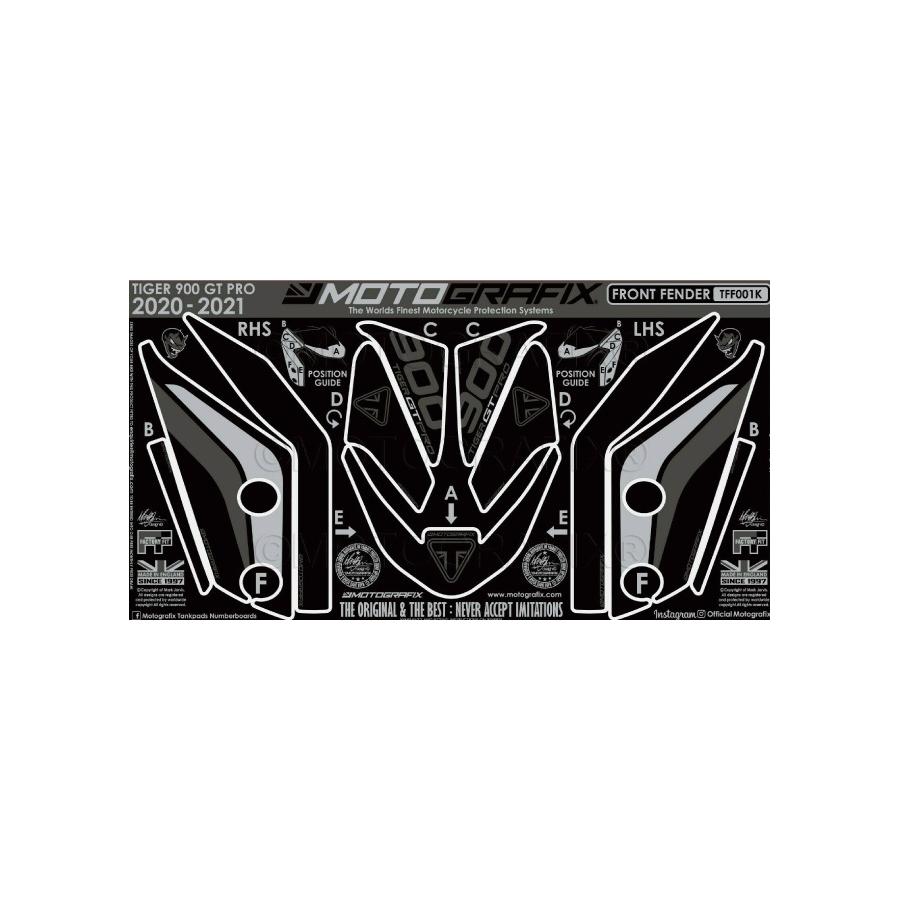 モトグラフィックス Mudguard Protection TRIUMPH Tiger900 GT Pro MT-TFF001K