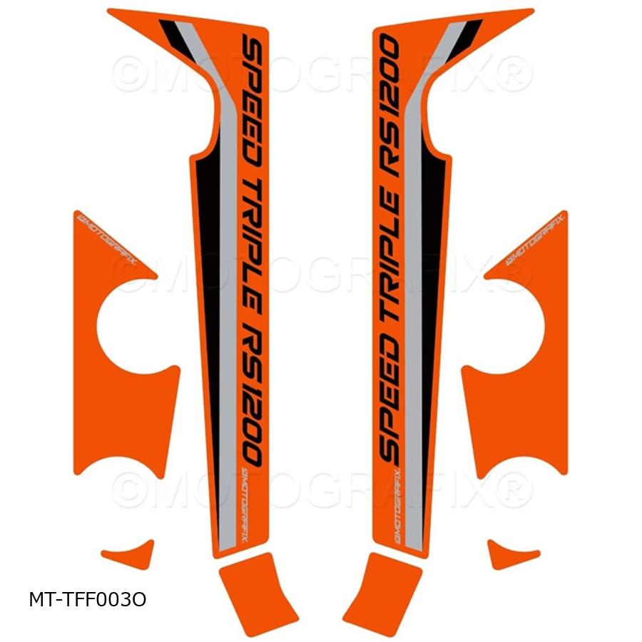 モトグラフィックス フロントフェンダーキット Speed Triple1200RS MT-TFF003O