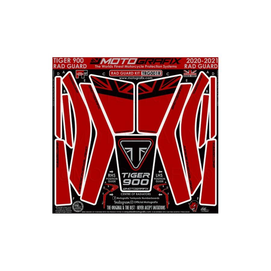 モトグラフィックス Radiator Guard Protection TRIUMPH Tiger900 GT Pro MT-TRG001R