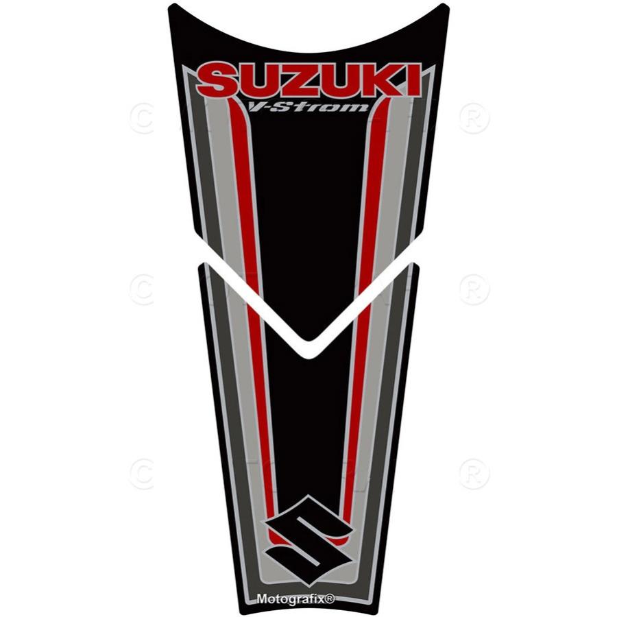 SUZUKI - モトグラフィックス タンクパッド ブラック/グレー/レッド V-Strom DL650 XT MT-TS033KR