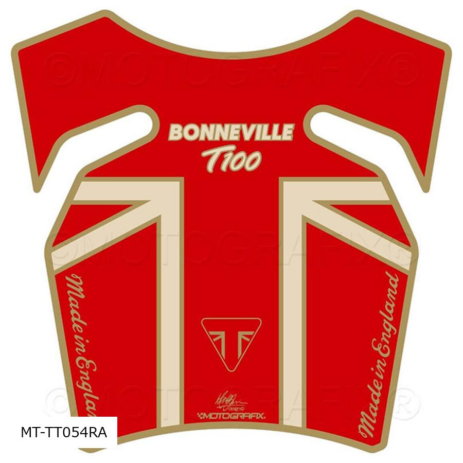 モトグラフィックス タンクパッド TRIUMPH BonnevilleT100 MT-TT054RA