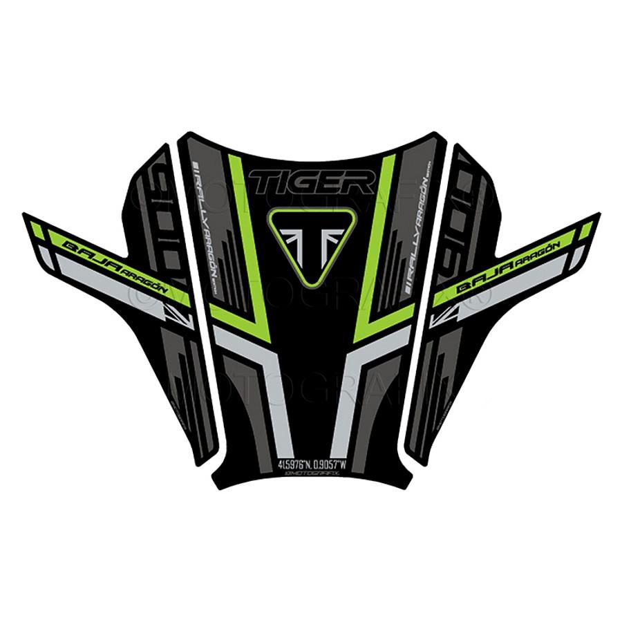 モトグラフィックス タンクパッド Tiger900Rally/Special Baja Aragon Edition MT-TT055BAK