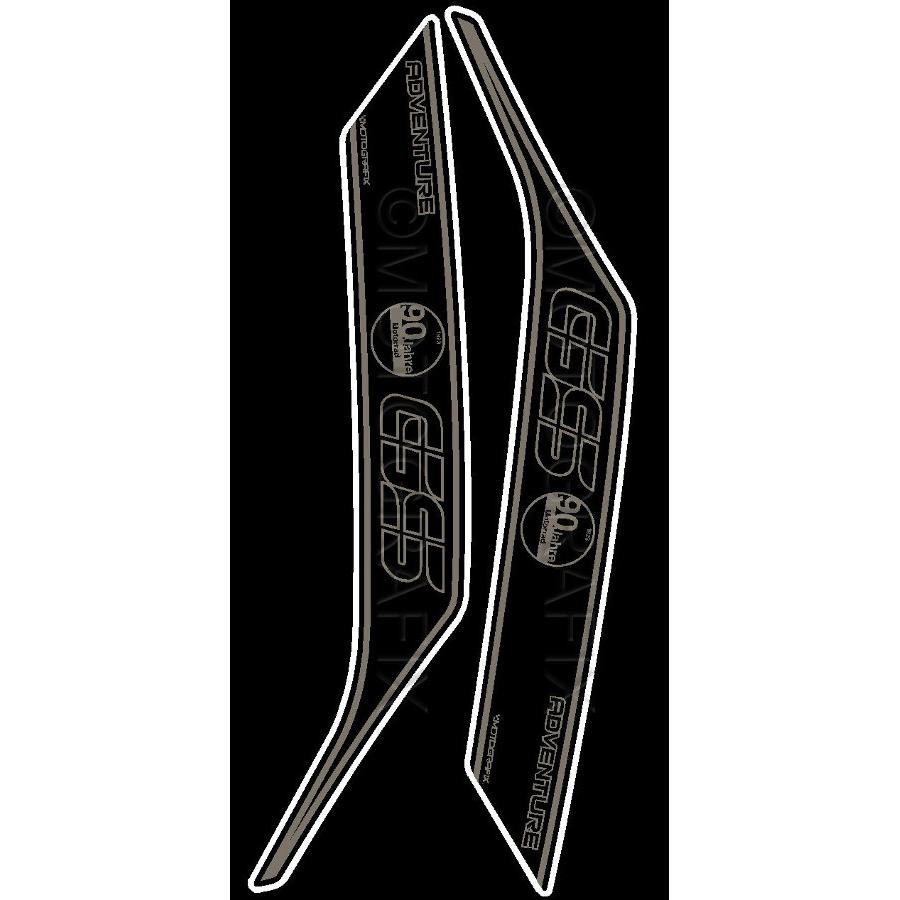 モトグラフィックス ボディパッド ブラック/ゴールド R1200GS Adventure MT-BAB01KA