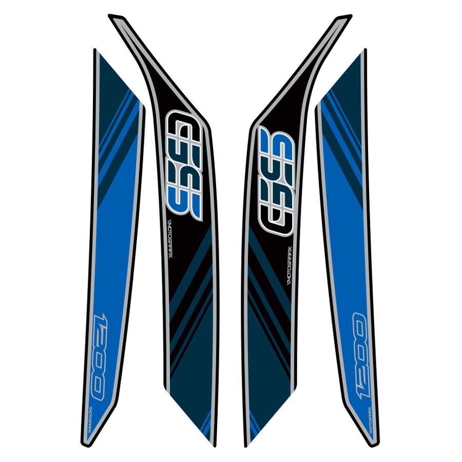 モトグラフィックス ボディパッド ブルー BMW R1200GS MT-BB01B