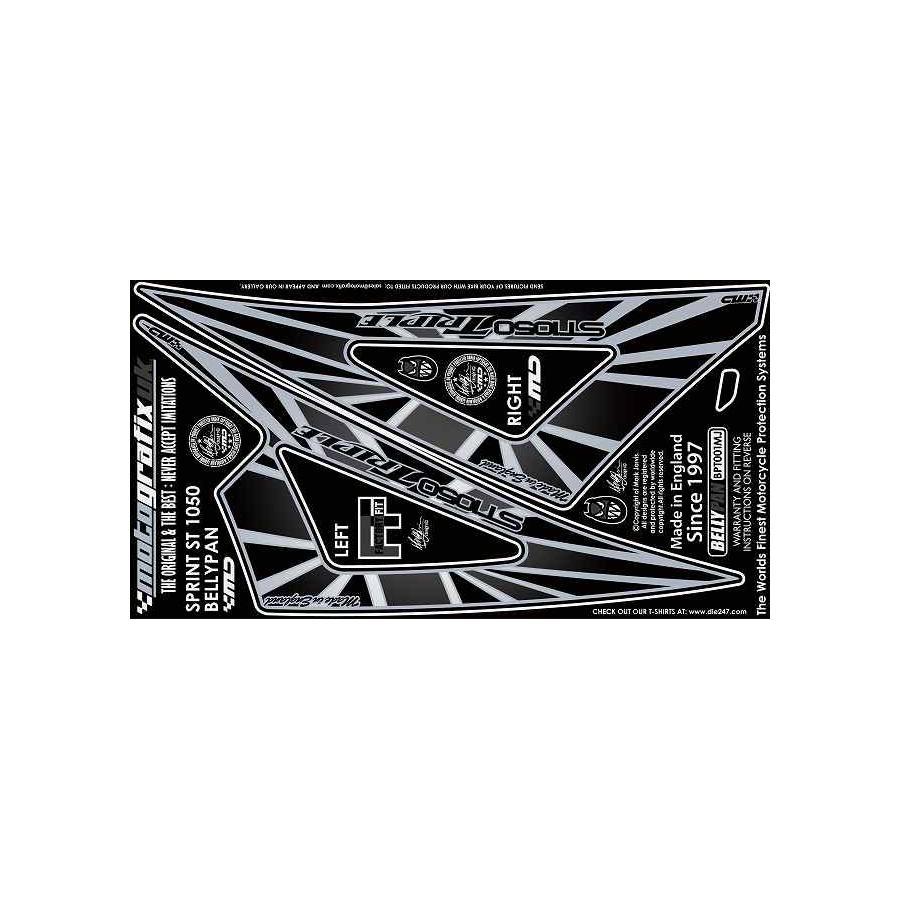 モトグラフィックス ボディパッド SPRINT ST MT-BPT001SGP