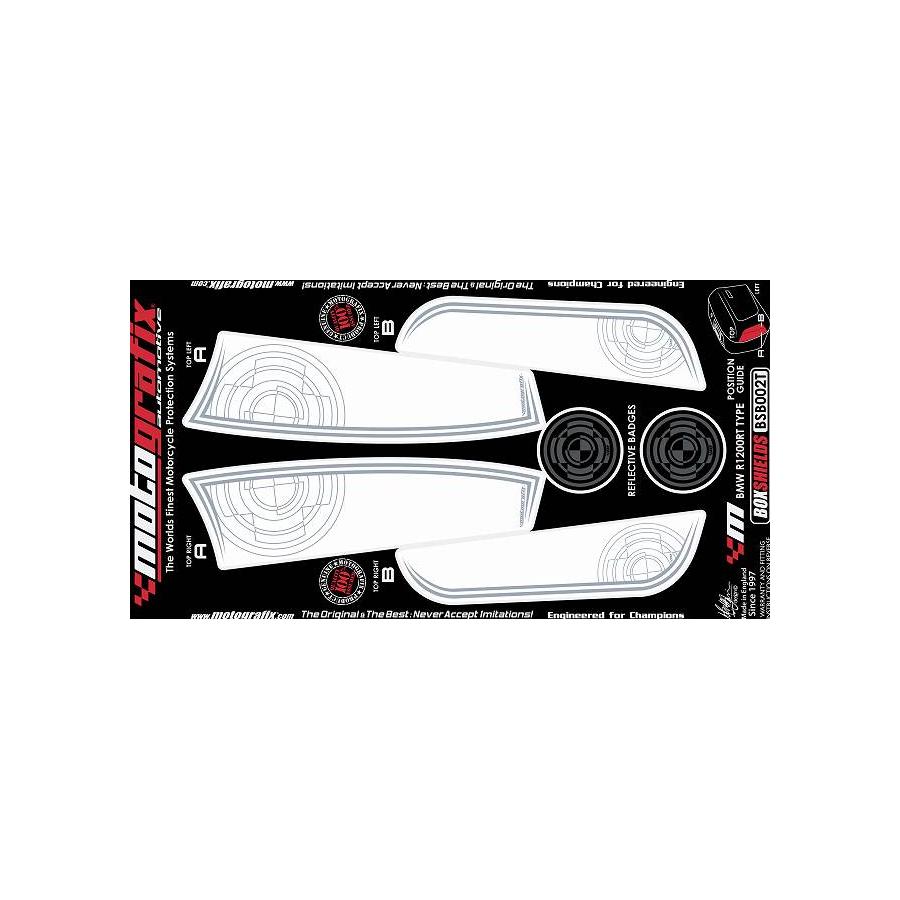 モトグラフィックス ボディパッド FRONT R1200RT TYPE BOXES MT-BSB002T