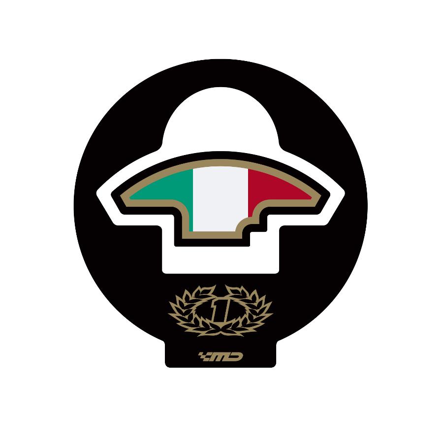 モトグラフィックス FILLER COVER ブラック/ゴールド DUCATI 998 MT-DGC02KA