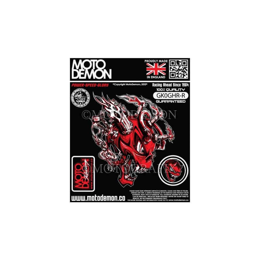 Rakuten - モトグラフィックス グラフィックシート レッド 右 180x148mm MT-GK0GHR-R