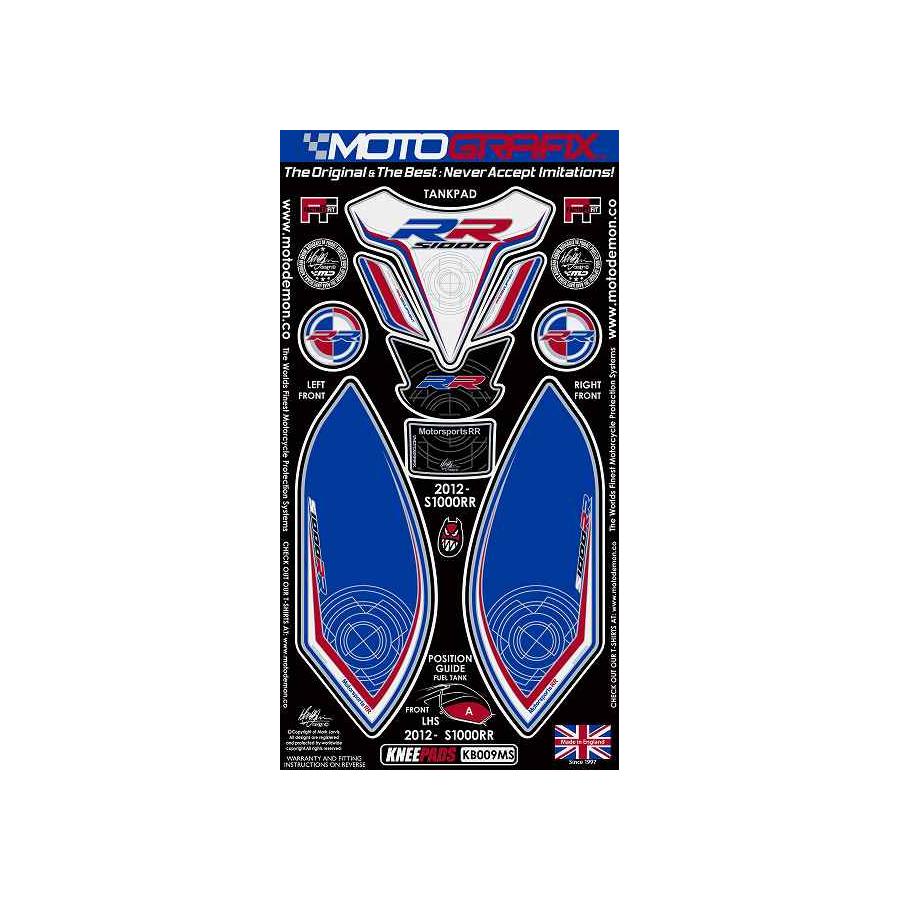 モトグラフィックス ボディパッド KNEE S1000RR MT-KB009MS