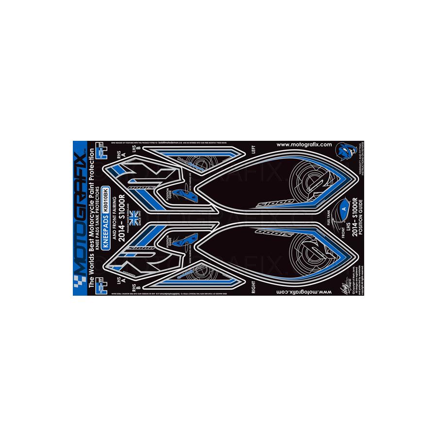 モトグラフィックス ボディパッド KNEE S1000R MT-KB010BK