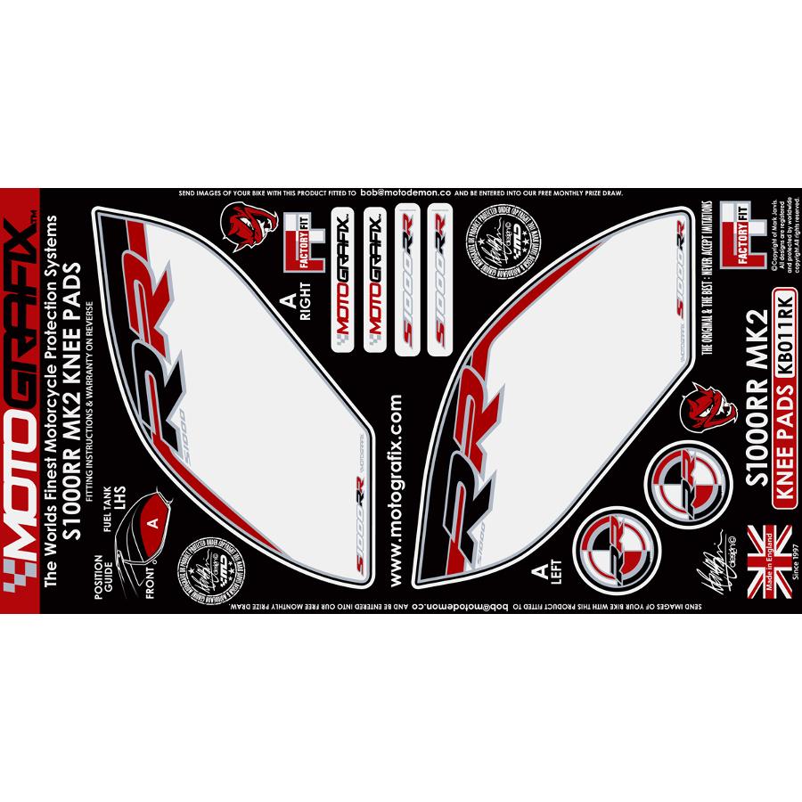 モトグラフィックス ボディパッド KNEE S1000RR MT-KB011RK