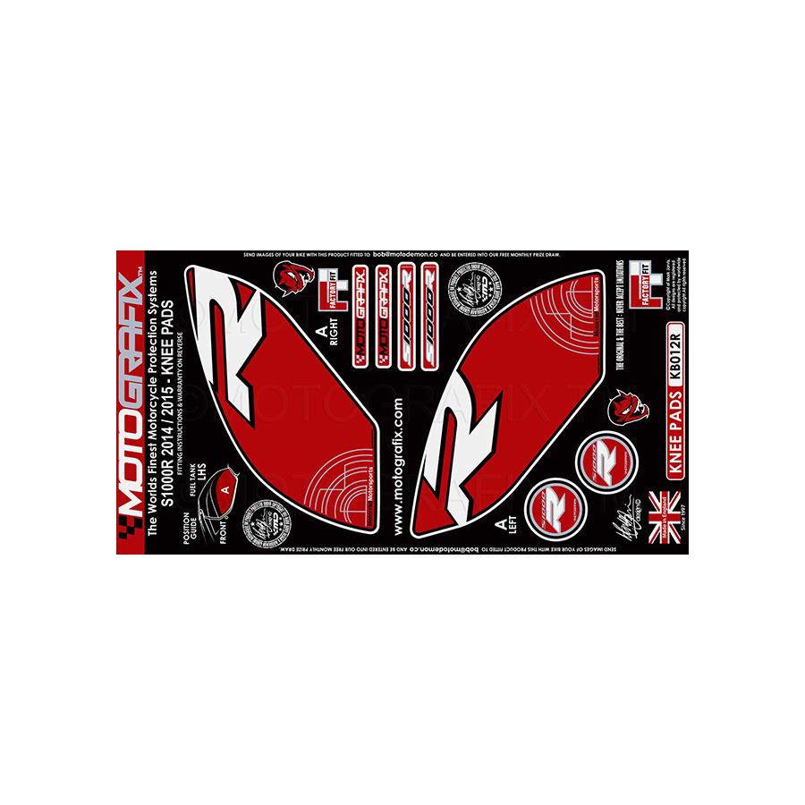 モトグラフィックス ボディパッド KNEE S1000R MT-KB012R
