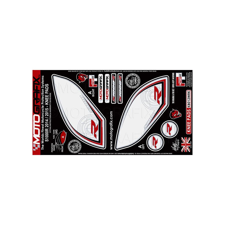 モトグラフィックス ボディパッド KNEE S1000R MT-KB012WRK