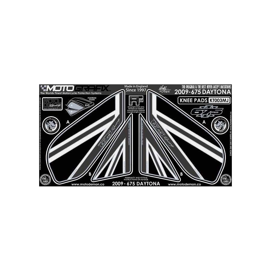モトグラフィックス ボディパッド KNEE DAYTONA675 MT-KT003MJ