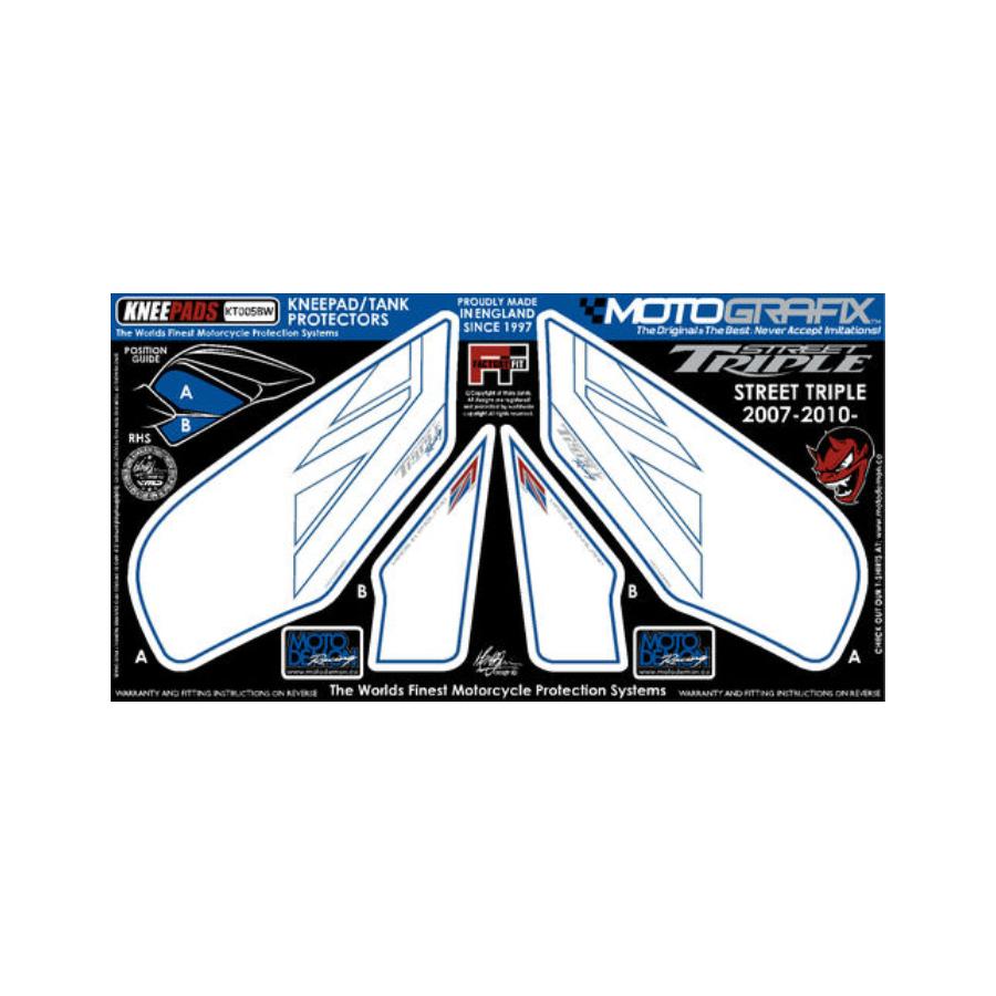 モトグラフィックス ボディパッド KNEE STREET TRIPLE MT-KT005B