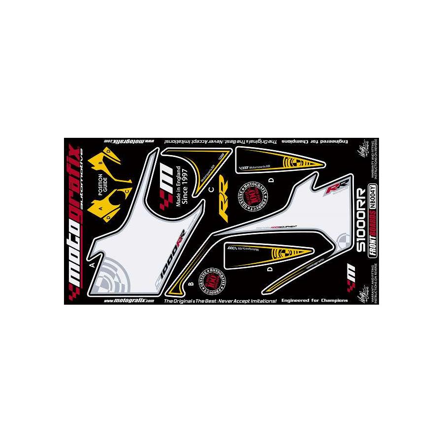 モトグラフィックス ボディパッド FRONT S1000RR MT-NB004Y
