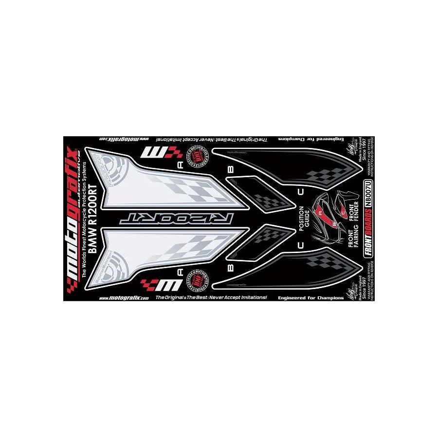モトグラフィックス ボディパッド FRONT R1200RT MT-NB007U